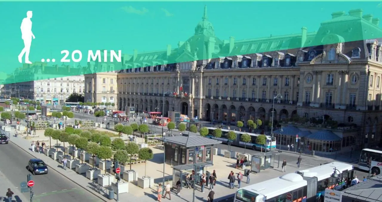 Appartement T2 - Proche Gare - Bord de Vilaine Rennes France